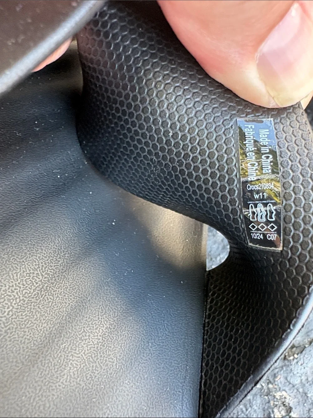 CROCS sleek black